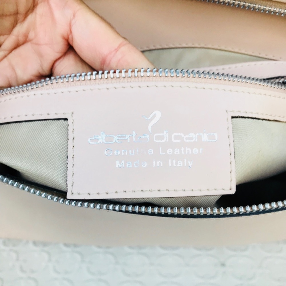 Alberta Di Canio Italian Satchel Leather Bag. - Picture 5 of 8